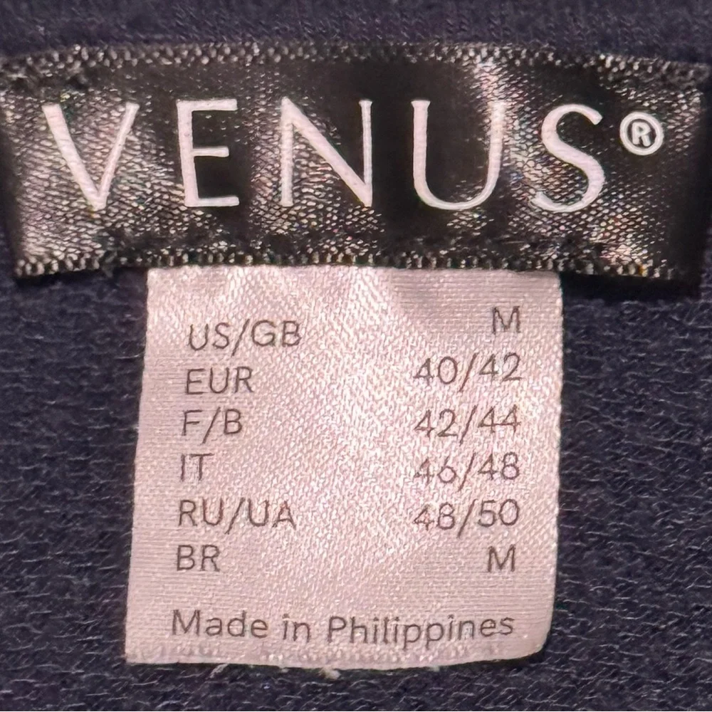 VENUS Super Comfy Women’s Blue Summer Dress with Red, White, & Blue Accents - Picture 6 of 8